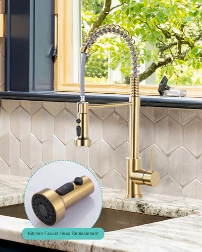 ARCORA Pull Down Kitchen Faucet Head Replacement with 13 Adapters, 3 Modes - Image 2