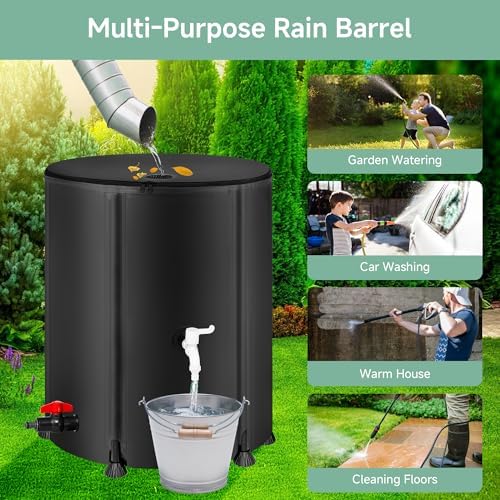 Collapsible Rain Barrel Water Storage Containers 53 Gallon - Image 6