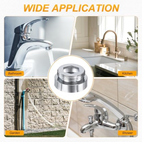M METERXITY 2-Pack Faucet Adapter, M24 Female to M22 Male, for Kitchen - Image 7