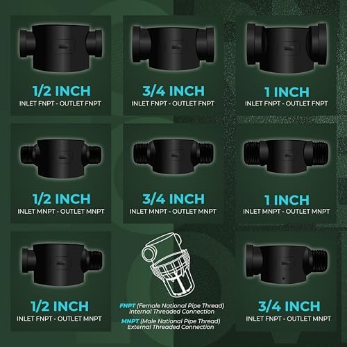 Inline Water Filter – 1" MNPT to MNPT, Fine Mesh Sediment Filter with Crystal Resin Balls for Whole House, Under Sink, Shower, Washing Machine, Garden Hose, Tap – Reusable Pre-Filter Strainer - Image 3