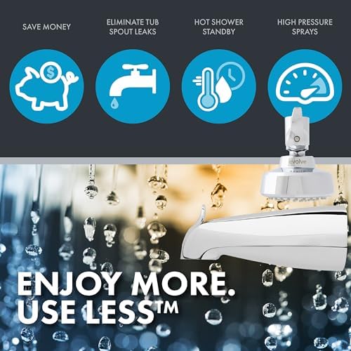 Evolve ShowerStart® Express Tubspout and Showerhead Combo at 1.25 GPM Hot Water Saving System - Image 4