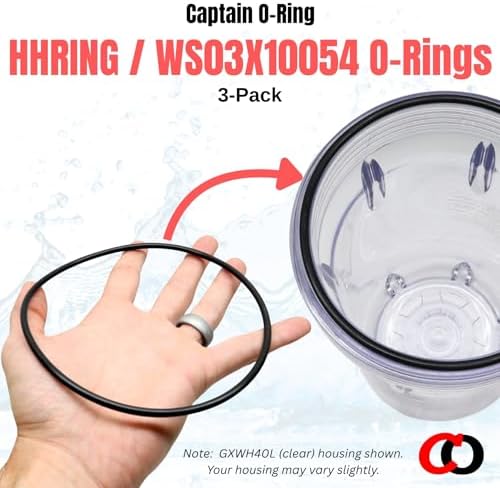 (3 Pack) Replacement for GE HHRING / WS03X10054 (for GXWH30C, GXWH35F, GNWH38F, GNWH38S, GXWH40L) Buna-N ORing by Captain O-Ring LLC - Image 4
