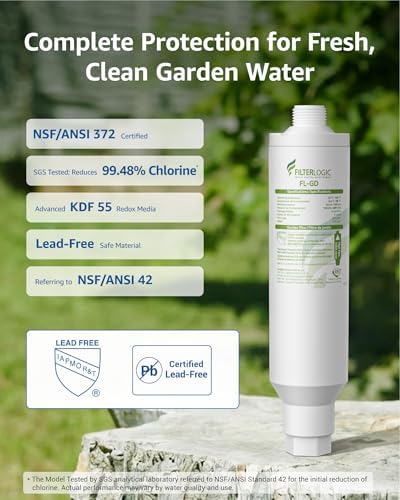 Filterlogic Garden Hose Water Filter for Plants, Improves Plant Health - Image 4