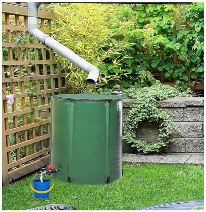 Portable Foldable Rain Water Collection Barrel with Filter, Eco-Friendly Garden Water Storage Solution for Efficient Rainwater Harvesting by Unknown