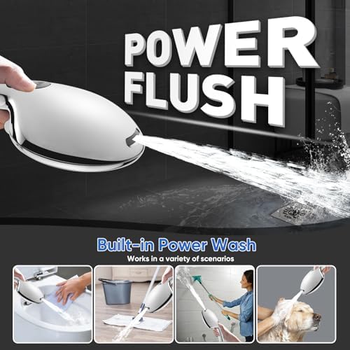 Cobbe 9 Spray Modes Handheld Shower Head, Water-Saving, Chrome - Image 2