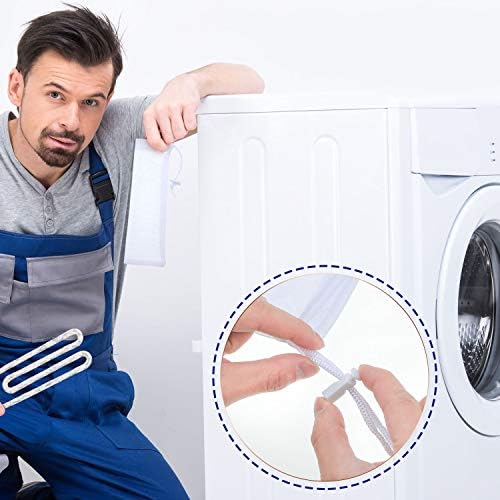 Shappy 24 Pieces Lint Traps for Washing Machine Drain Hose Nylon Mesh - Image 5