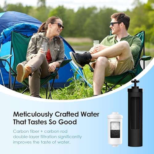 Waterdrop Gravity Water Filter, 2 Carbon Filters and 2 Fluoride Filters - Image 4