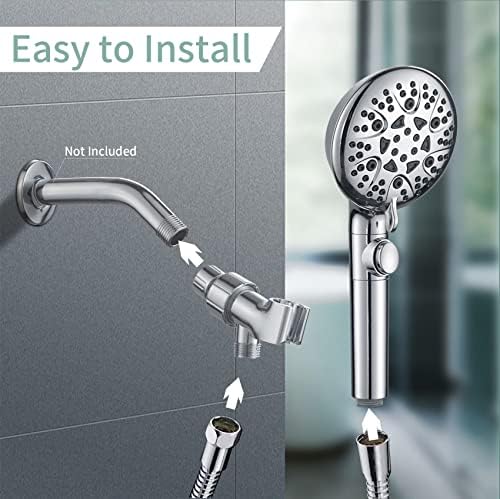 Handheld Shower Head with 79inch Extra Long Hose,ON OFF Switch. - Image 5