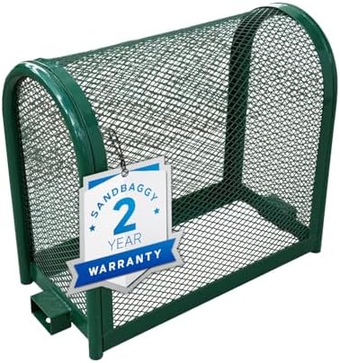 Sandbaggy Durable Backflow Security Cage – Backflow Preventer Enclosure | 2 Year Warranty (29” x 25” x 14.5” (LxHxW), 1, Count) by Sandbaggy