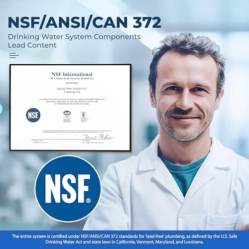 iSpring WSP50ARJ-BP Jumbo Whole House Water Filter System, 50 Micron - Image 2