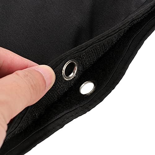 Backflow Insulation Cover Pipe Insulated Pouch for Outdoor Winter Pipe Freeze Protection, Valve Backflow Preventers for Water Meter Controller 24W x 30 H, Black, 30x24inch/76*61CM - Image 6
