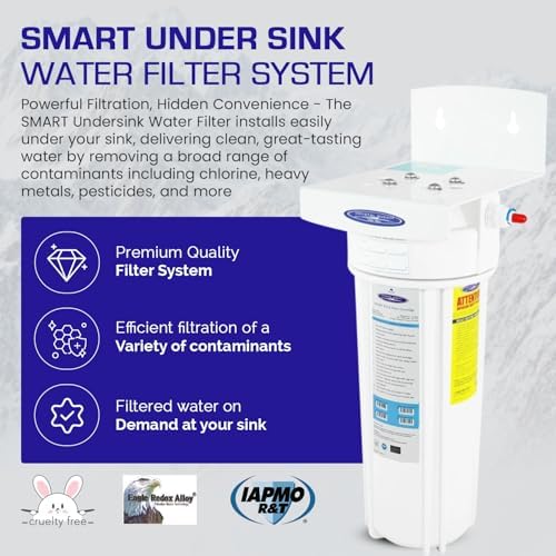 Smart Under Sink Water Filter System | Single | Filters 10,000 gallons | Crystal Quest - Image 2