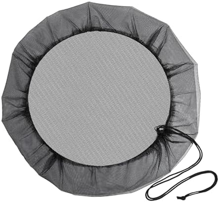 Water Barrel Screen Soft Black Drawstring Design, 37.4 Inch Diameter by Unknown