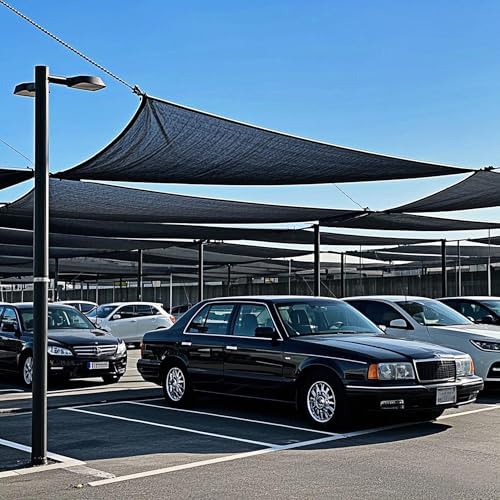 winemana 50% Black Shade Cloth, 3.3 x 10 FT Garden Mesh Tarp for Plants - Image 6