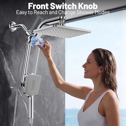 Dual Filtered Rainfall Handheld Showerhead Spray Combo for Bathroom - Image 5