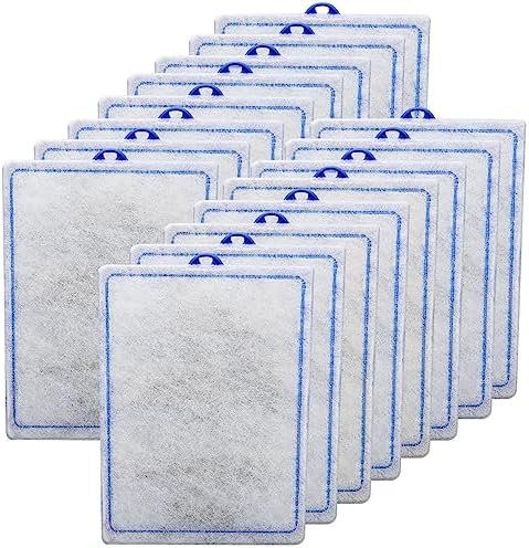 16 Count Assembled Large Filter Cartridges Compatible with Tetra Whisper Bio-Bag Filters 20i 40i IQ20/30/45/60 PF20/30/40/60, Large Replacement Filter Cartridges for Whisper Filters & Aquariums by xbbwmrs