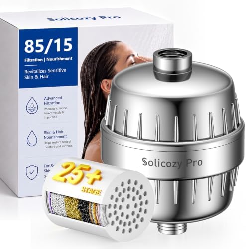 Shower Filter for Hard Water & Shower Water Softener, Sensitive Skin & Hair by Unknown
