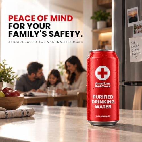 American Red Cross Licensed Emergency Canned Water by Aqua Emergency – Full Pallet (144 Cases/1,728 Cans) – 16 fl oz, 50-Year Shelf Life, Hermetically Sealed Aluminum Cans, BPA-Free, Purified Water by Reverse Osmosis, Emergency & Everyday Preparedness - Image 5