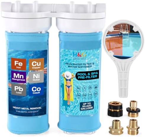 H&G lifestyles 2 Stage Iron Filter for Garden Hose Filling Pool by HGLifestyles