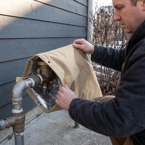 Insulation Cover Winter Freeze Protection 14x14 Inch Backflow Preventer - Image 6
