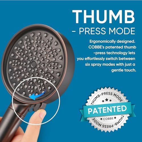 Cobbe Filtered Shower Head with Handheld, Water Softener for Hard Water - Image 3