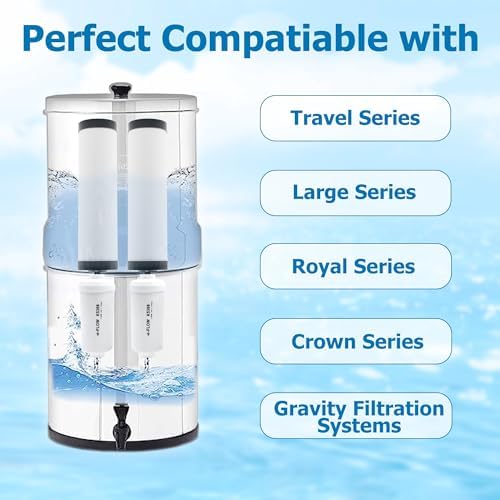 Ceramic Water Filter Replacement for Berkey® BB9-2 & PF-2® Fluoride Filters - Image 5