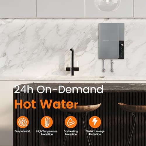 11kW Electric Tankless Water Heater 240V On Demand Hot Water - Image 3