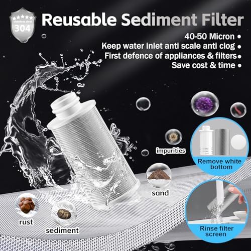 FA21 Brass Water Filter for Shower, Washing Machine 1/2+3/4 - Image 5