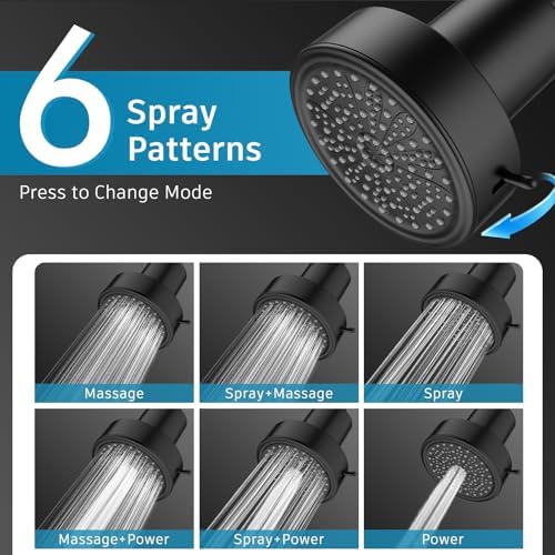 FEELSO Filtered Shower Head, High Pressure Shower Head with Filters - Image 2
