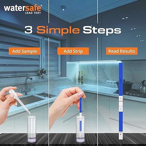 Watersafe® Lead in Drinking Water Test Kit – EPA-Compliant & Lab-Verified 8-Minute Detection Below 5 PPB – Easy & Accurate DIY Home Testing for Tap & Well Water - 1 Pack - Image 3
