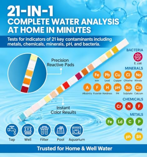 Water Testing Kit for Drinking & Well Water, Home Test Kit - Image 3