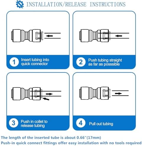 Ice Maker Water Line Kit - 25FT Water Line&Quick Fittings for Refrigerator - Image 3