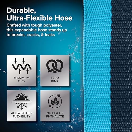 Camco EvoFlex2 25-ft Drinking Water Hose - RV Drinking Water Hose Reinforced with Fabric & Ultra Lightweight - Contains No Lead, No BPA & No Phthalate - Abrasion Resistant (22577) (Pack of 3) - Image 5