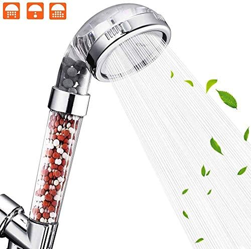 Nosame Shower Head, Filter Filtration High Pressure Water Saving 3 Mode Function Spray Handheld Showerheads for Dry Skin & Hair - Image 6