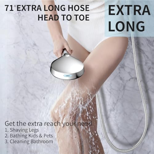 Handheld Shower Head High Pressure, 9-Mode with Pause Mode & Power Wash - Image 5