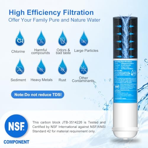Under Sink Water Filter Kit - With Brass Valve for Home Bar & Drinking - Image 3