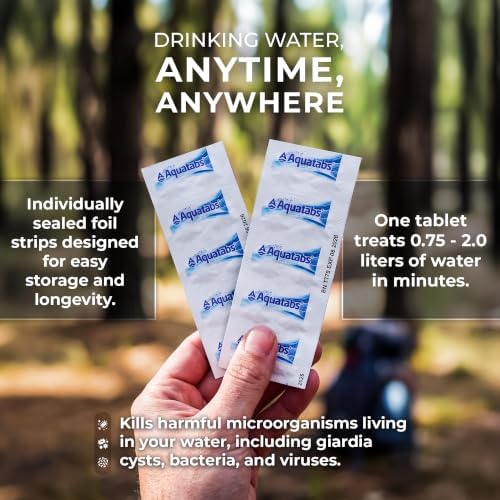 Aquatabs 49mg Water Purification Tablets, 30 Pack, EPA & NSF Certified - Image 2