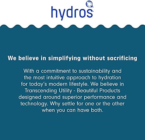 Hydros Water Filter Bottle, 20 Oz, Patented Fast Flo Tech, Dishwasher Safe, 20 Second Quick Fill, Leak Proof, BPA Free, Grey - Image 6