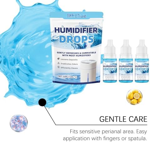 Humidifier Cleaner Drops, Slows Buildup & Scaling, Humidifier Solution for All Makes & Models, Cleans & Deodorizes Water, 3pcs - Image 3