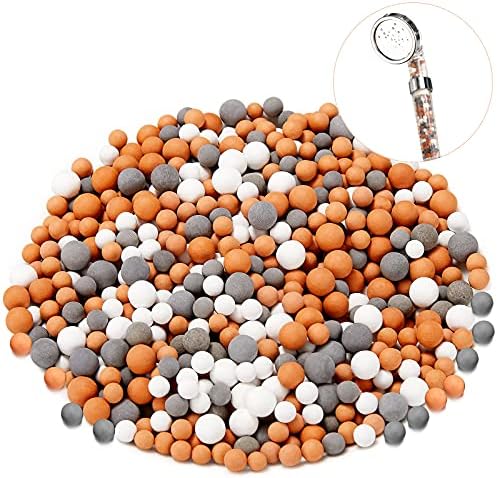 Honoson 6 Pack Shower Head Beads Refill Replacement Filter Mineral Balls by Honoson