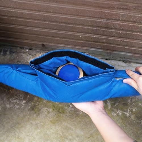 Insulated Water Meter Cover, Double-Sided Oxford Cloth Pipe Insulation Cover, Outdoor Backflow Preventer Insulation Cover, for Water Meter Freeze Protection(Blue) by Unknown