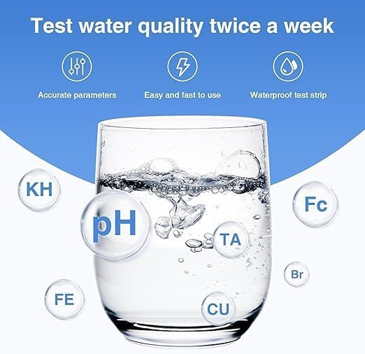 16-in-1 Drinking Water Test Strips, 50 PCS - Home Testing Kit for Tap & Well Water | Lead, Nitrate, Chlorine, Iron, Manganese, pH, Hardness, Mercury, Fluoride Detection - Image 3