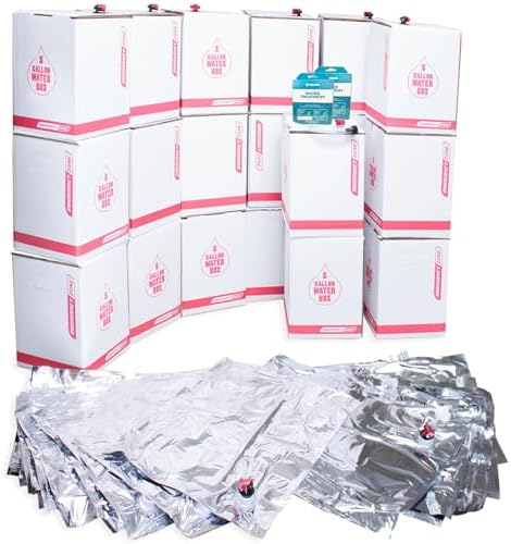 Long Term Water Storage System, BPA Free Water Bags, 5 Year Shelf Life | 100 Gallon Set by EmergencyZone