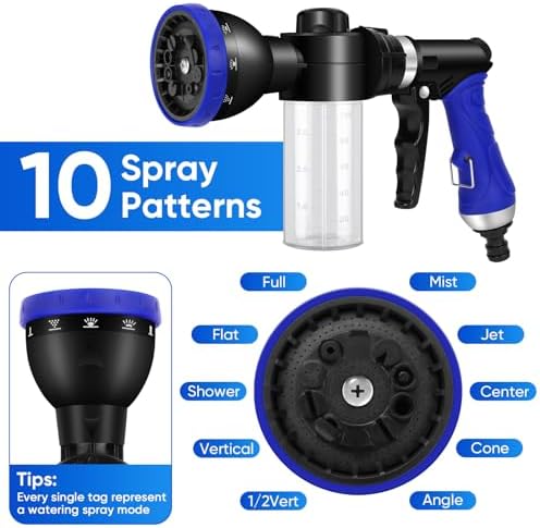 Pet Bathing Sprayer Kit,10 Spray Patterns, Adjustable Hose Wash Sprayer - Image 4