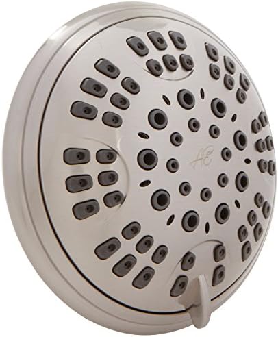 Aqua Elegante 6 Function Luxury Shower Head - 2.5 GPM - Brushed Nickel by AquaElegante