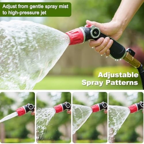 FANHAO Upgraded Metal Garden Hose Nozzle Heavy Duty, 30% Higher Water Flow - Image 5