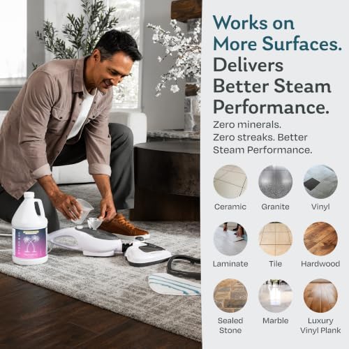 Steam & Go Demineralized Water for Steam Mop – Hotel California Scent, 32 Ounces (Pack of 1) | Scented Floor Cleaner Solution, Ready-to-Use, Compatible with Any Steam Cleaner - Image 6
