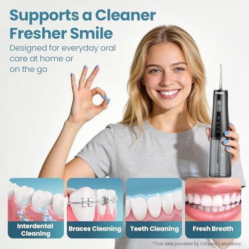 Onlyone Water Flosser with Adjustable Water Pressure for Daily Oral Care - Image 5