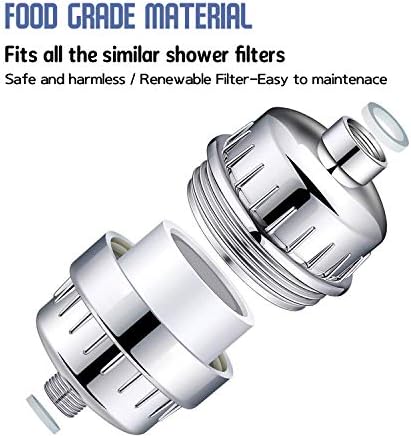 Shower Filter Replacement Cartridges for Hard Water 15-Stage (1-pack) - Image 3