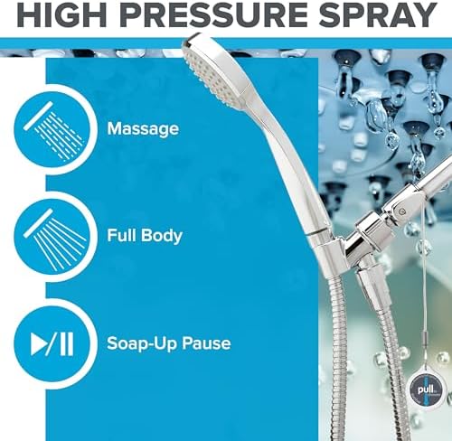 Evolve ShowerStart Express Hot Water Standby Tub Spout and Handheld Shower System with 3-Spray Patterns and 1.5 GPM in Chrome with Thermostatic Valve - Image 5